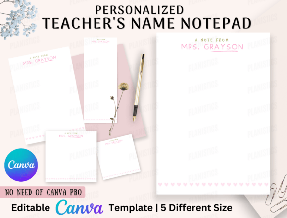 Download Personalized Notepad/Writing Paper, Gift - Personal Collection