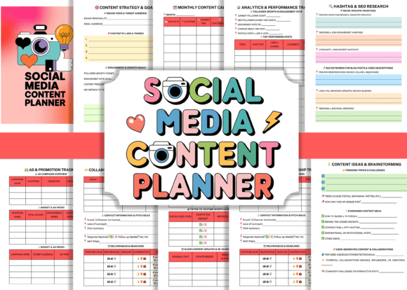 Download Social Media Content Planner - Premium Resources
