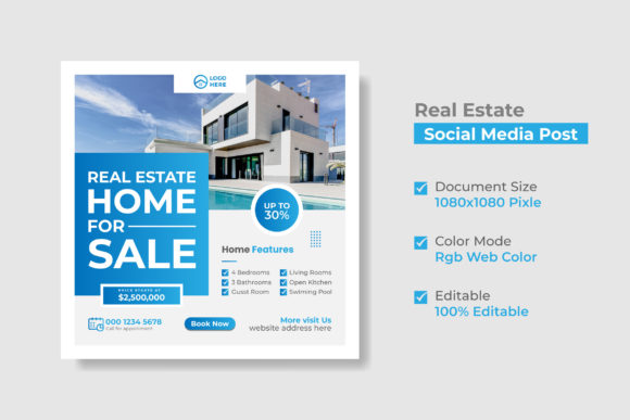 Download Real Estate Social Media Post Design - Premium Resources