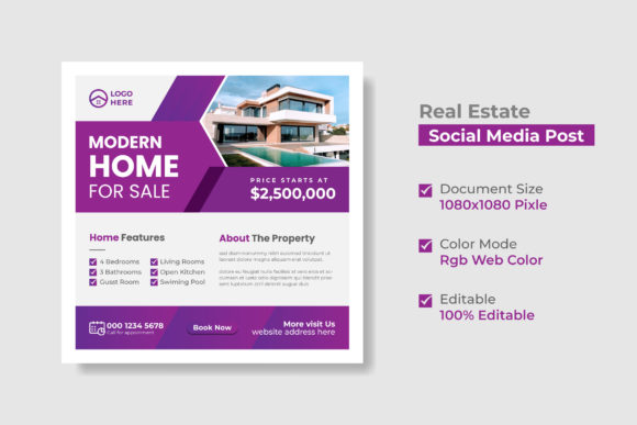 Download Real Estate Social Media Banner Template - Premium Bundle