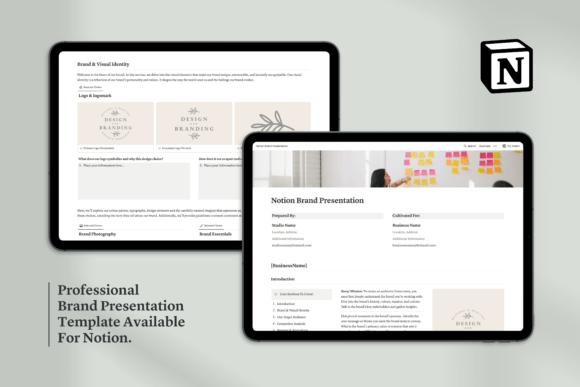 Download Notion Brand Presentation Template - Presentation Collection