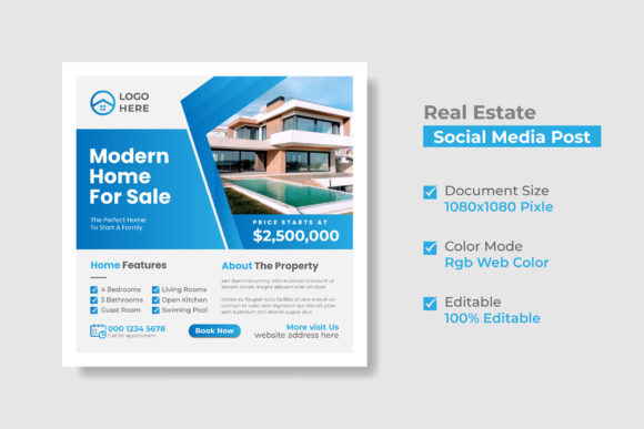 Download Real Estate Social Media Post Template - Premium Resources