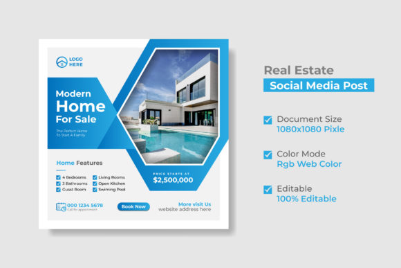 Download Real Estate Social Media Banner Template - Premium Bundle