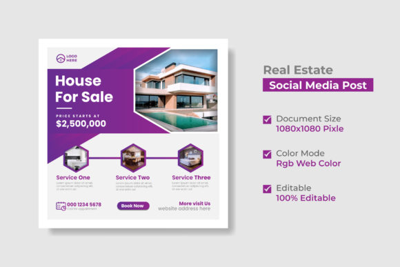 Download Real Estate Social Media Post - Premium Bundle