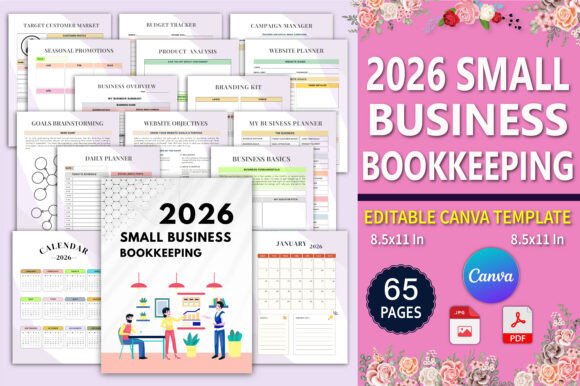 Download 2026 Small Business Bookkeeping Planner - Premium Resources